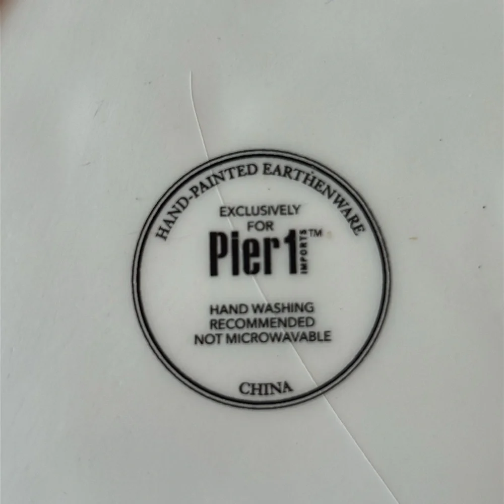 Pier 1 Earthenware Alpaca Platter